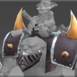 Formed Alloy Pauldrons