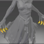 Inscribed Fatal Blossom Nails