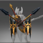 Inscribed Arms of the Onyx Crucible War Banners