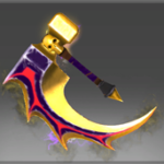 Golden Offhand Basher of Mage Skulls